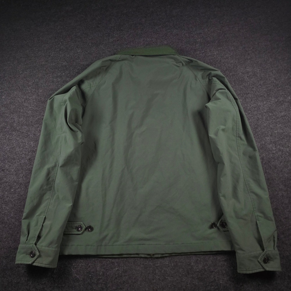 Uniqlo Harrington Jacket Green Plaid Lined Full Zip Baracuta Bomber Men's Large - Picture 4 of 14